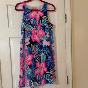 Lilly Pulitzer Pink and Blue Floral Dress